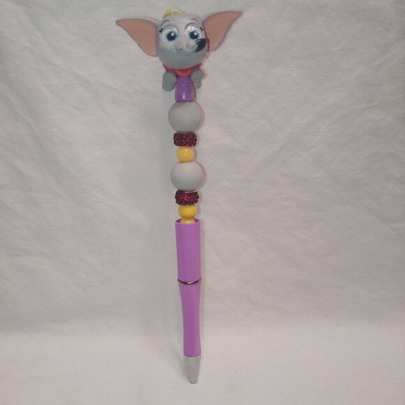 Disney Doorable- Flying Dumbo- Handmade Beaded Pen - Picture 1 of 2